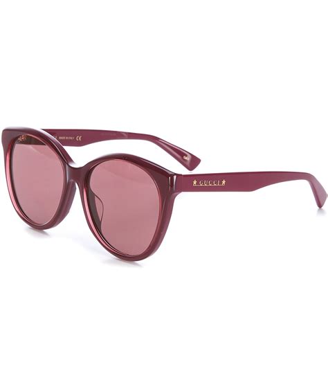 gucci heart logo sunglasses|gucci 57mm round sunglasses.